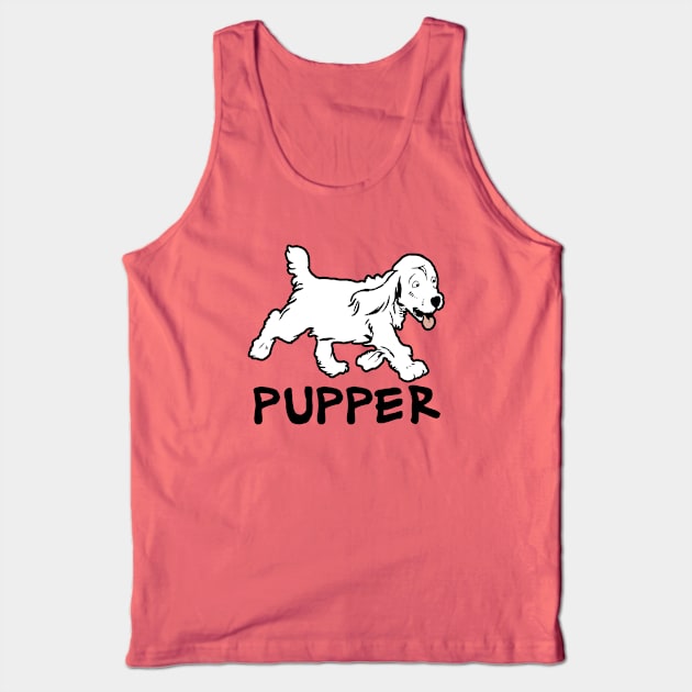 Pupper Tank Top by SandraKC